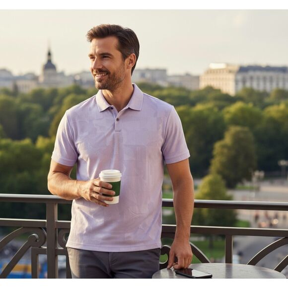 Nike Men’s Dri-FIT Victory Golf Polo Shirt Lavender Purple Size S NWT - Picture 1 of 6